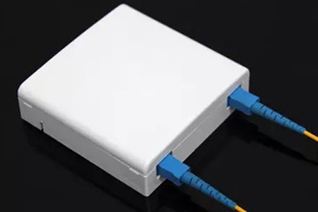 2 port optical fiber subscriber box Socket panel