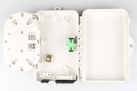 2 core optical fiber distribution box